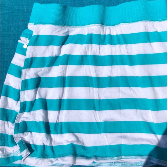 Blue and white stripped skirt - Picture 2 of 2